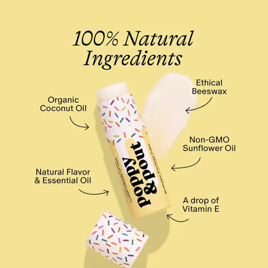 Lip Balm Confetti Cake  Yellow