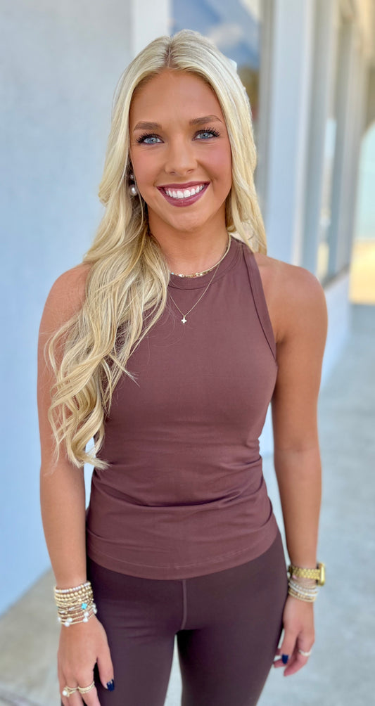 Java Butter Racer Back Top