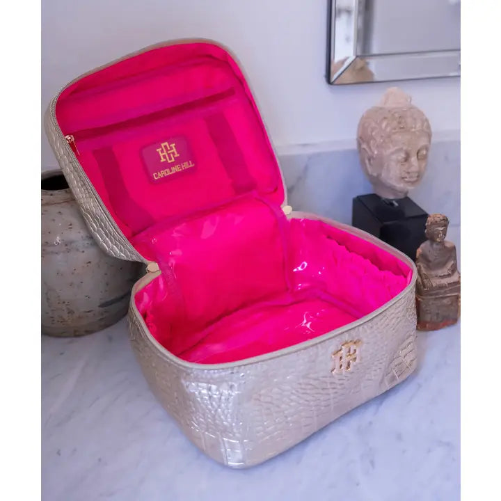 Hampton Train Case Gold EC
