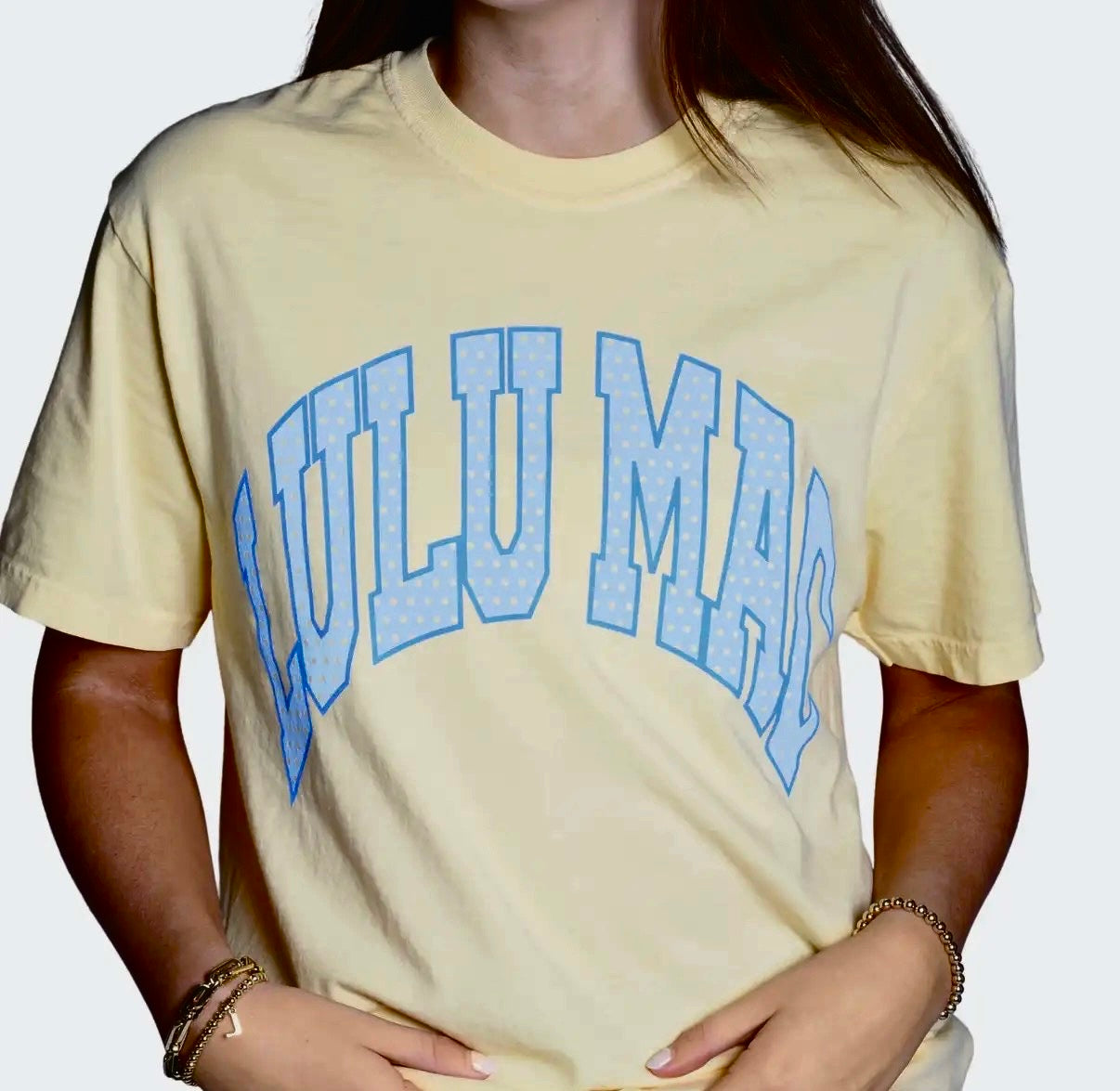 Lulu Mac Polka Dot Tee, Butter