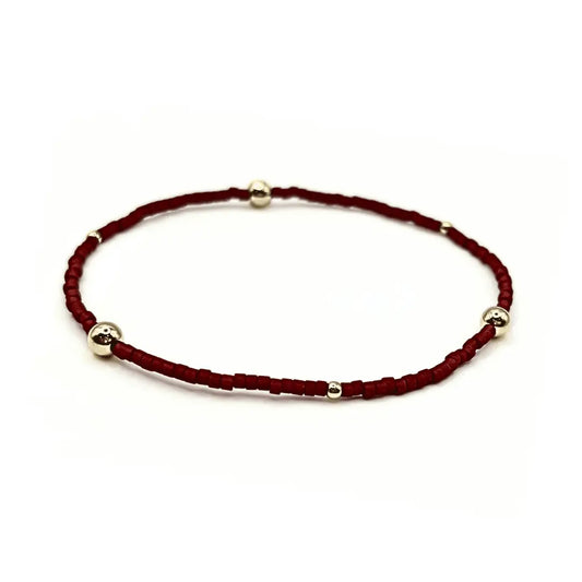 Game Day Bracelet, Crimson