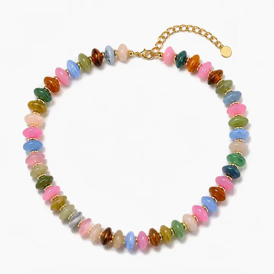 Colorful Chunky Beaded Necklace