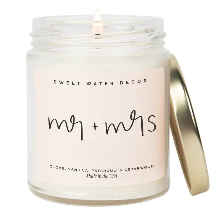 Candle 9oz. , Mr and Mrs.
