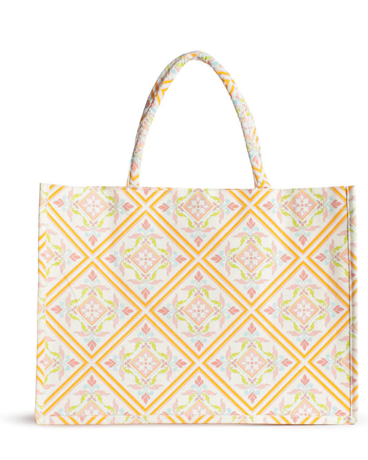 Verona Tote White/Multi