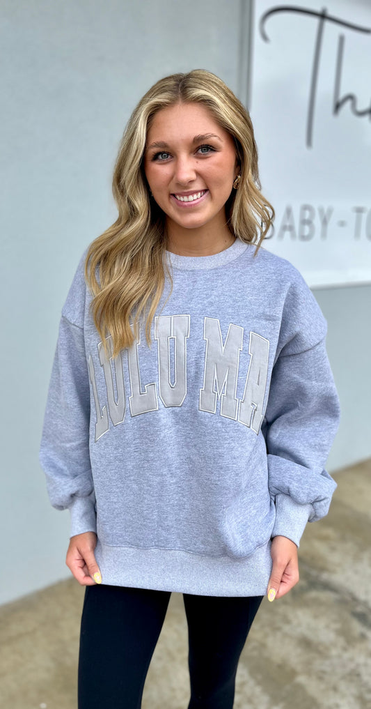 LULU Mac Sweatshirt , Light Grey