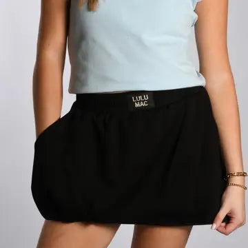 Lulu Mac Bubble Skort, Black