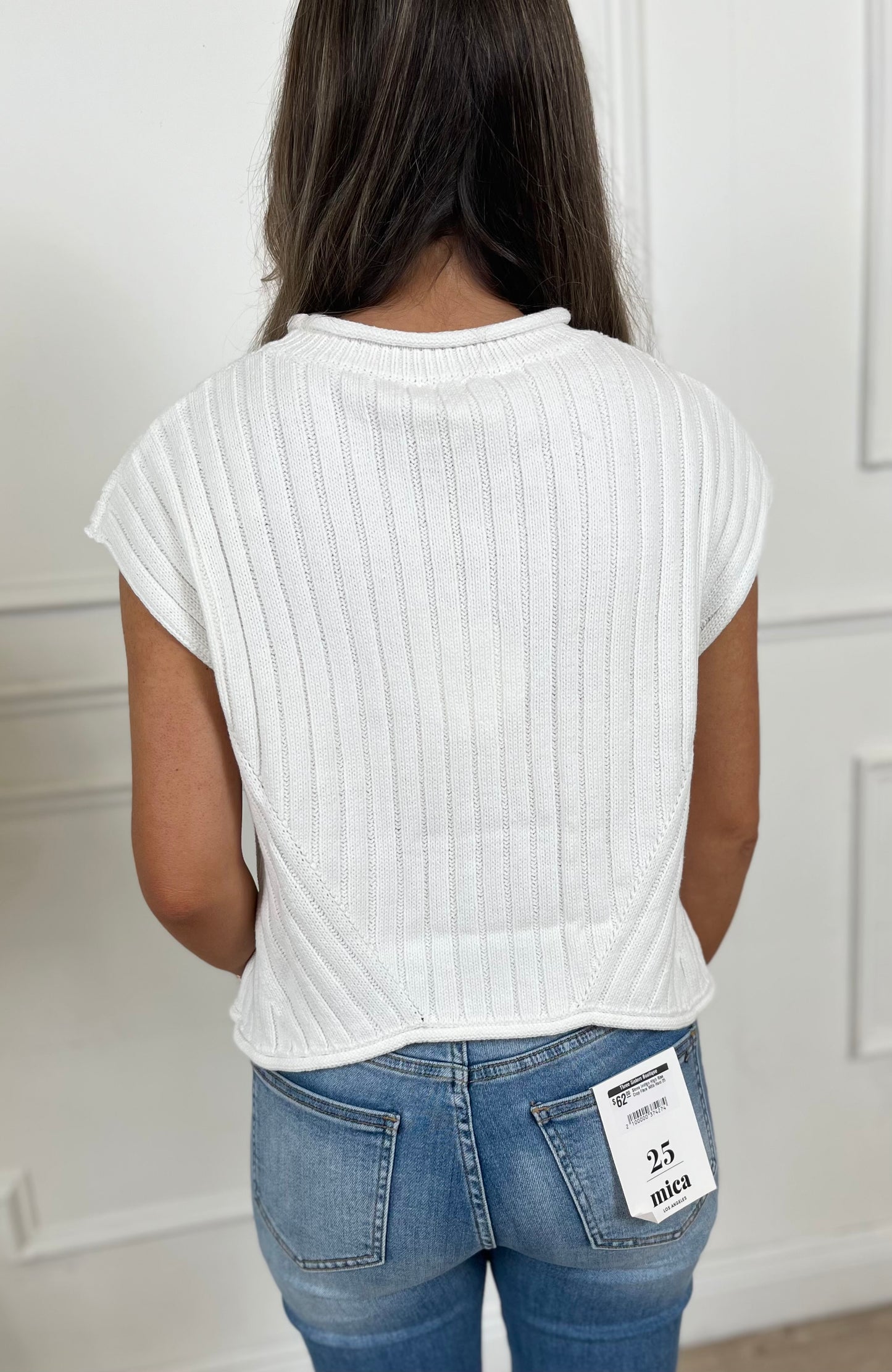 Round Neck Sweater Top