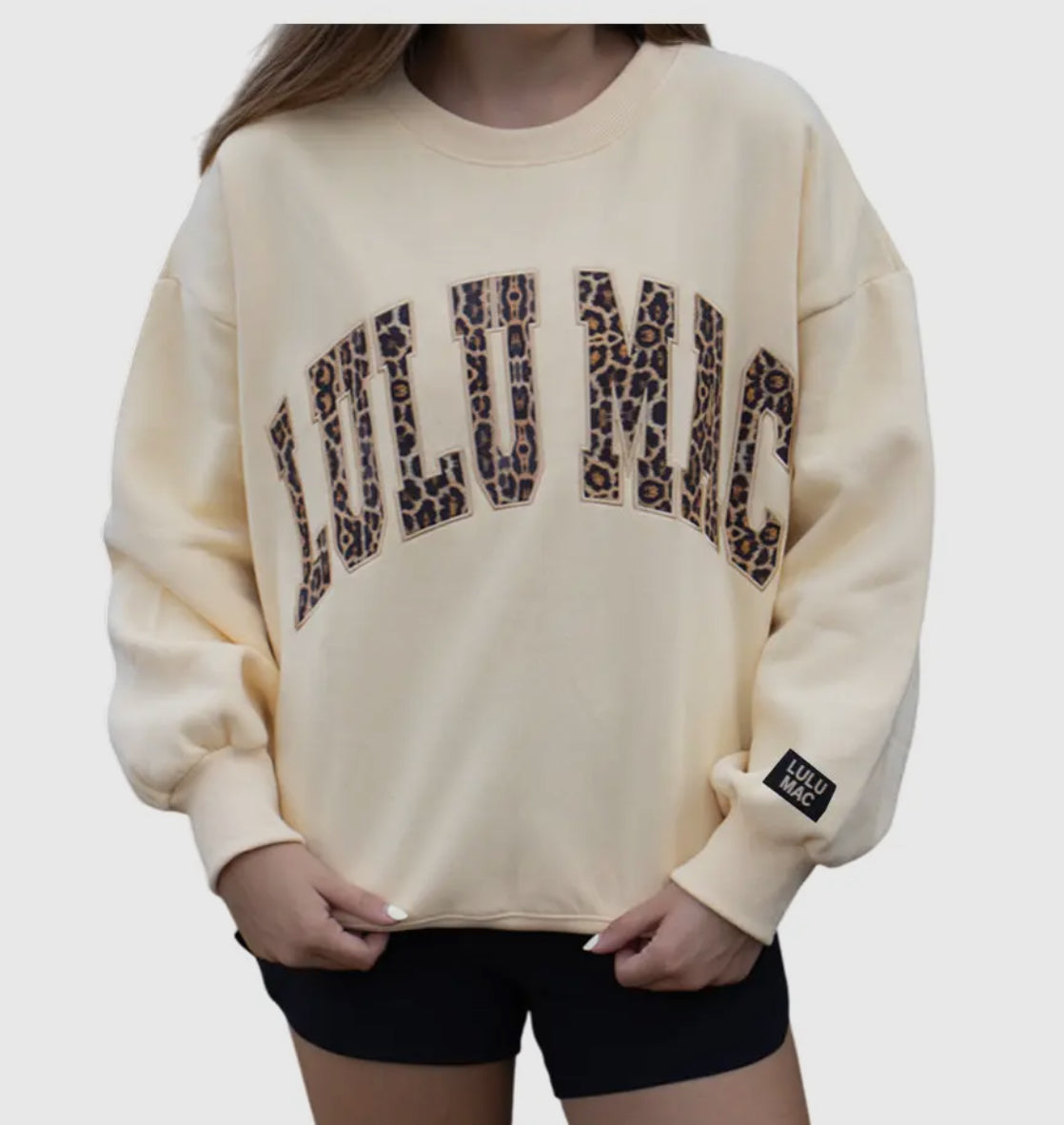 Lulu Mac Leopard Butter Sweatshirt