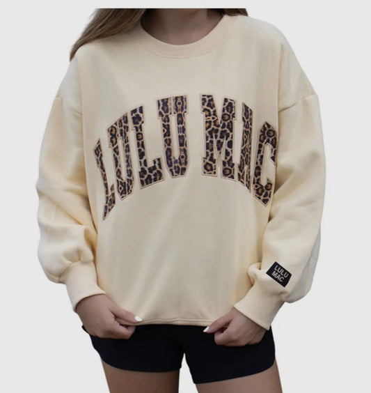 Lulu Mac Leopard Butter Sweatshirt