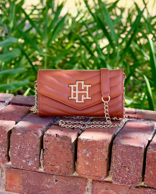 Carlington Clutch/Crossbody , Saddle VQ