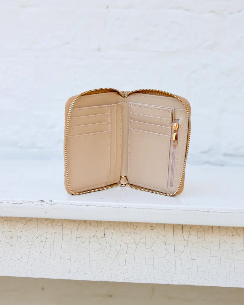Blakely Wallet, Natural Lattice