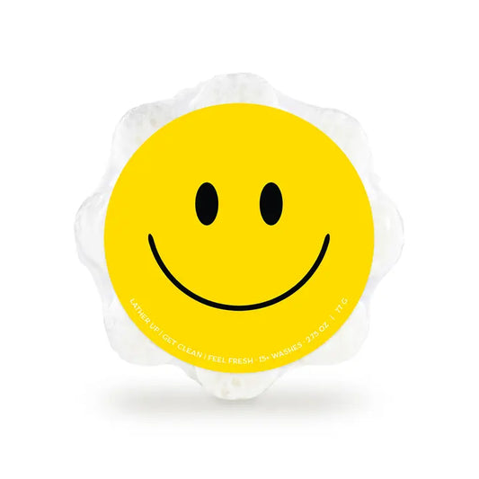 Smiley Face Soap Sponge
