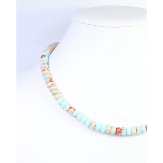 Gisela Stone Beaded Necklace