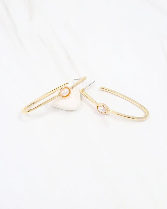 Findlay Pearl Elongated Earrings