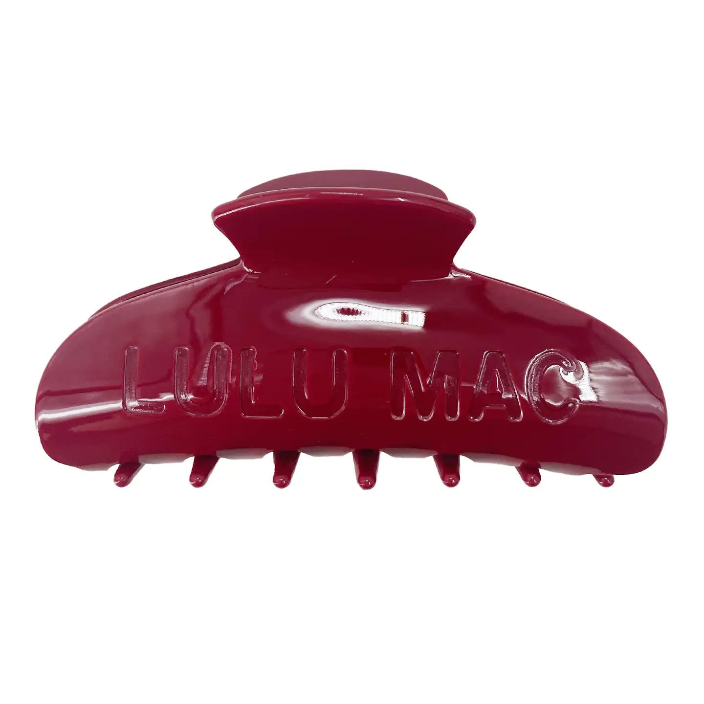 Lulu Mac Hair Clip, Crimson