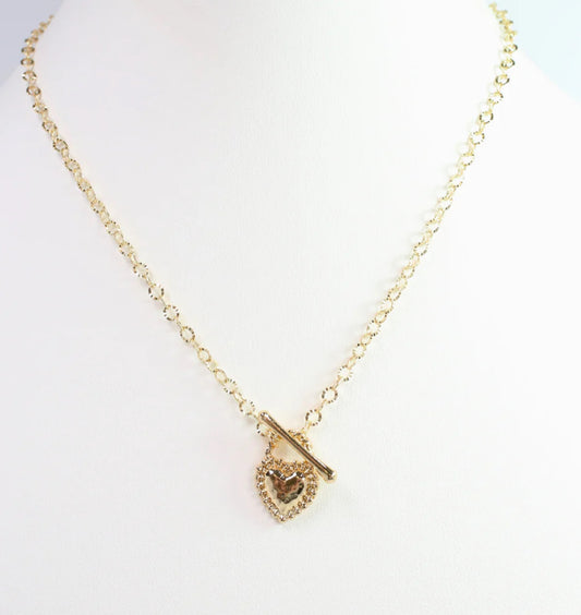 Willis Heart Charm Necklace