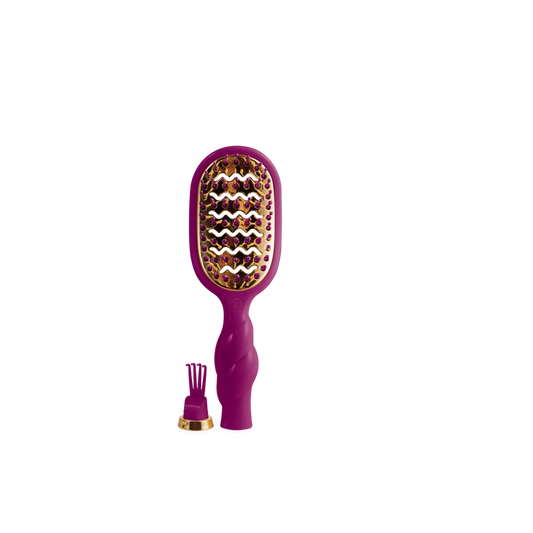 Mini Teletie Brush Vented, Mulberry