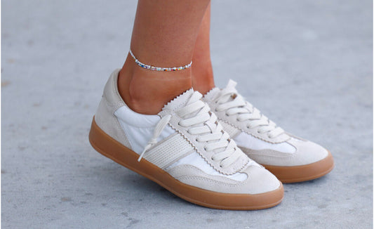 Dixie White/Taupe Sneakers