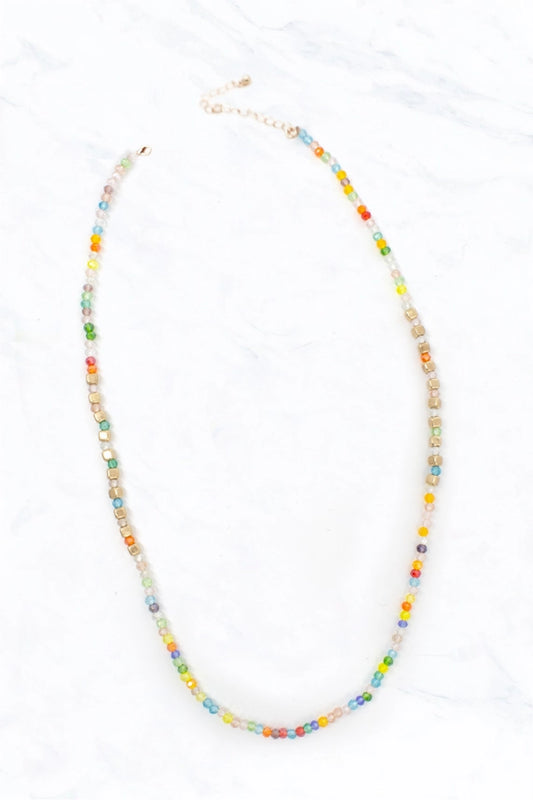 Glass Beaded Necklace, 3
