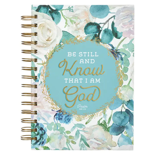 Journal Be Still Floral