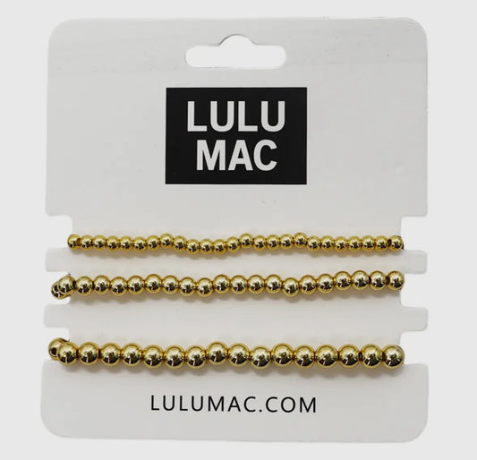 Lulu Mack 3 Stack Large Bracelet