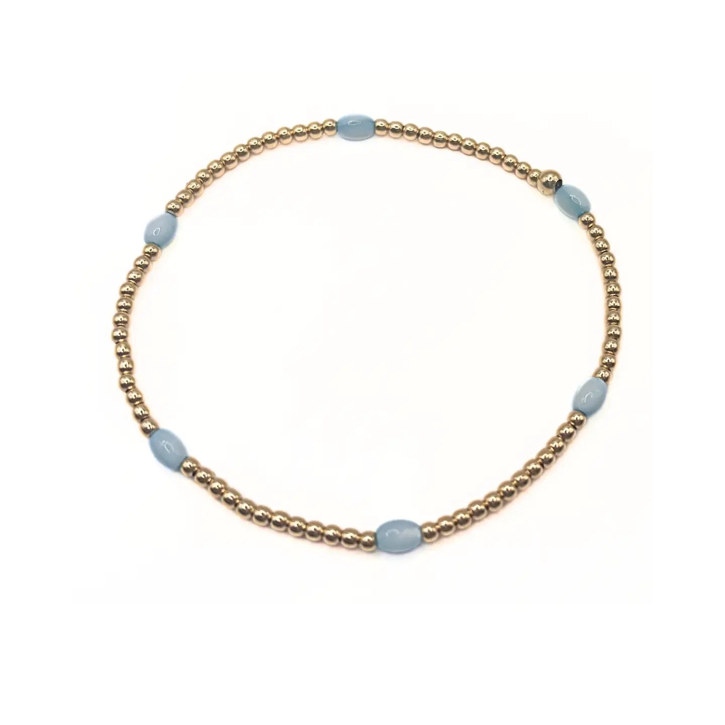 Aspen Bracelet 6.5", Pale Turquoise