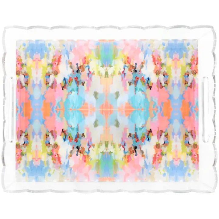 Brooks Avenue Scalloped Tray-Large