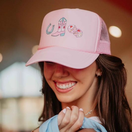 Cowgirl Boot Horseshoe Hat