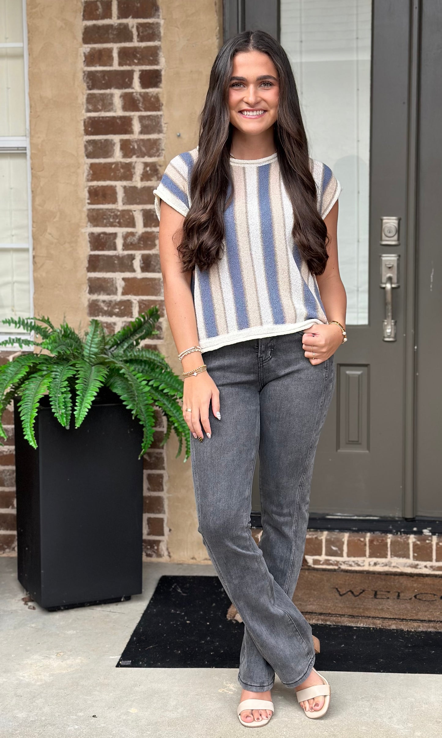 Matte Black High Rise Bootcut Tummy Control