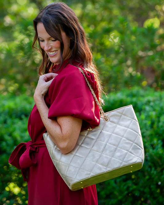 Quentin Quilted Tote