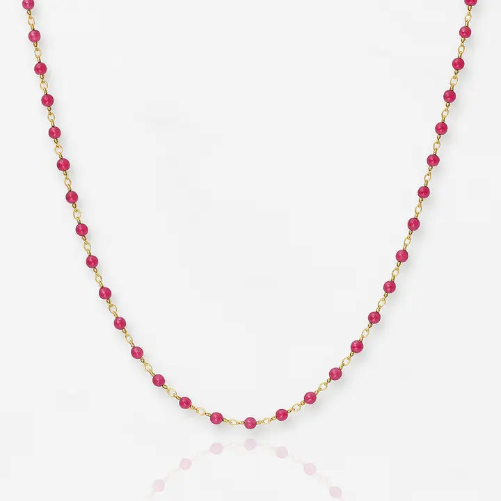 Pink Chain Necklace