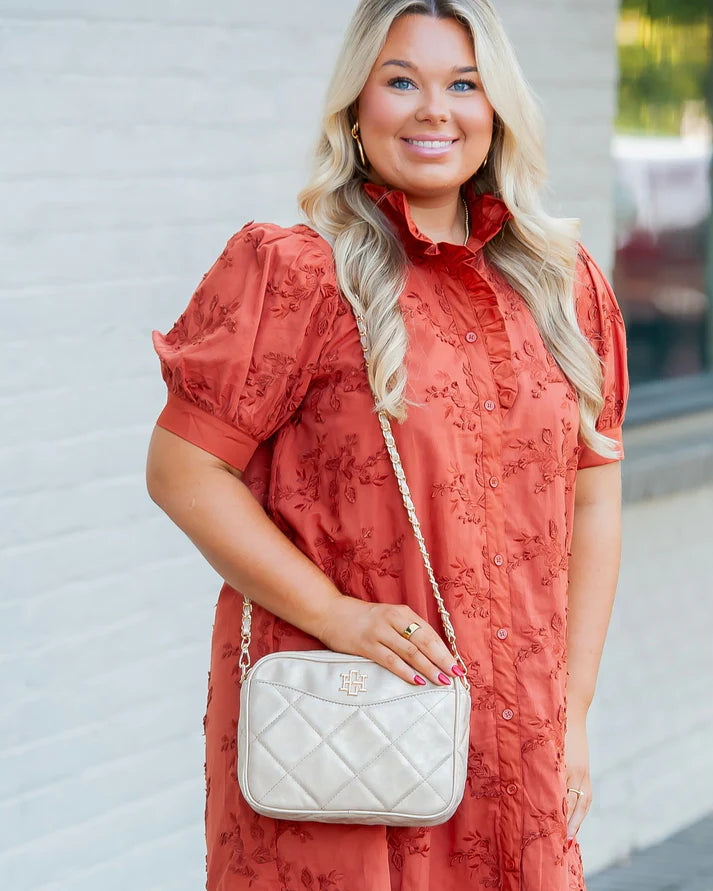 Fiona Crossbody, Gold Shimmer LD