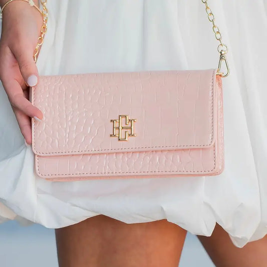 Brynleigh Clutch Crossbody Blush Patent