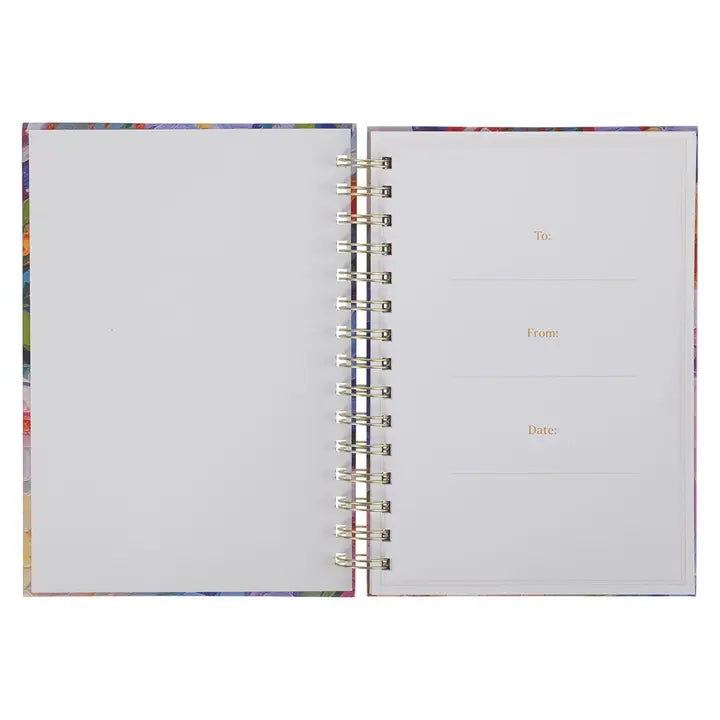 Multi Painted Floral Sweet Friendship Journal