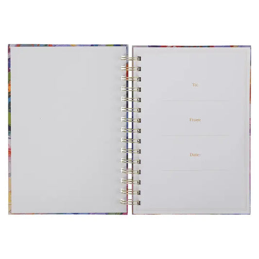 Multi Painted Floral Sweet Friendship Journal