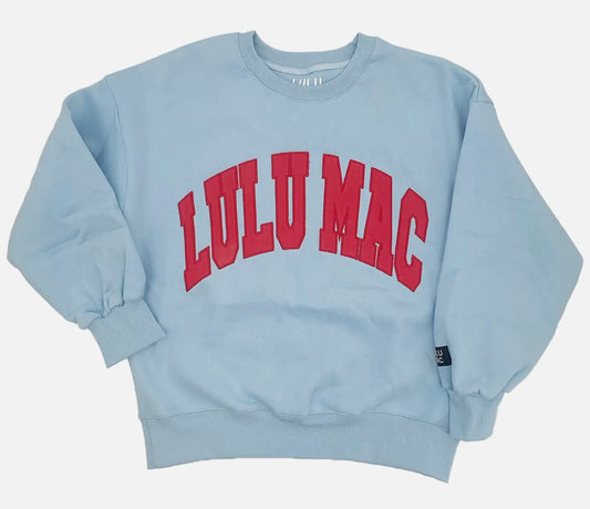 Light Blue/Red Lulu Mac Pullover