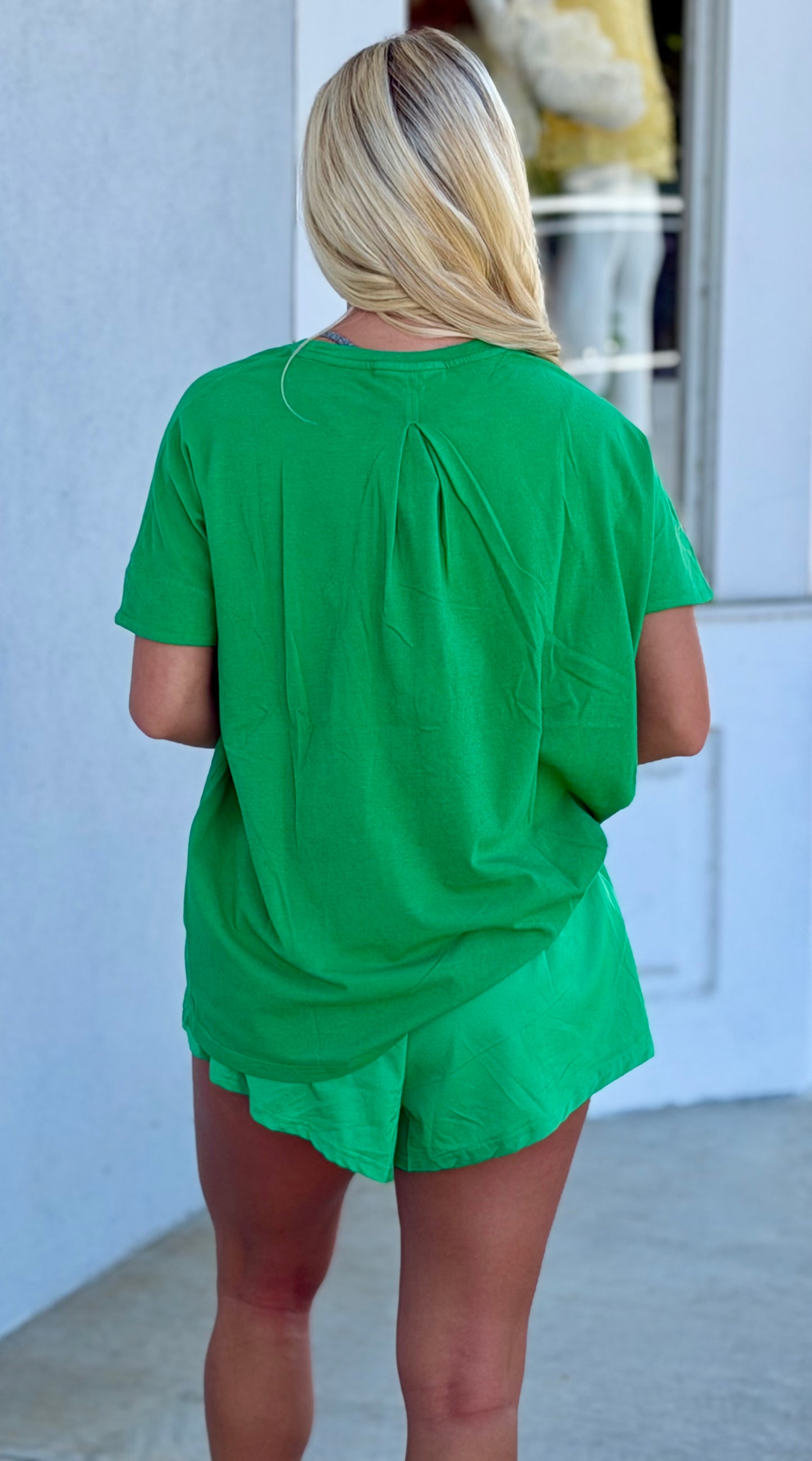 Lounge T Shirt , Green Pop