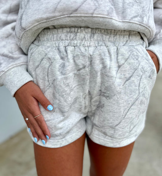 Gray Camo Lounge Short