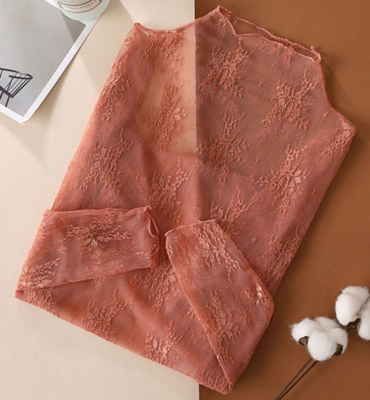 Rust Lace Shirt