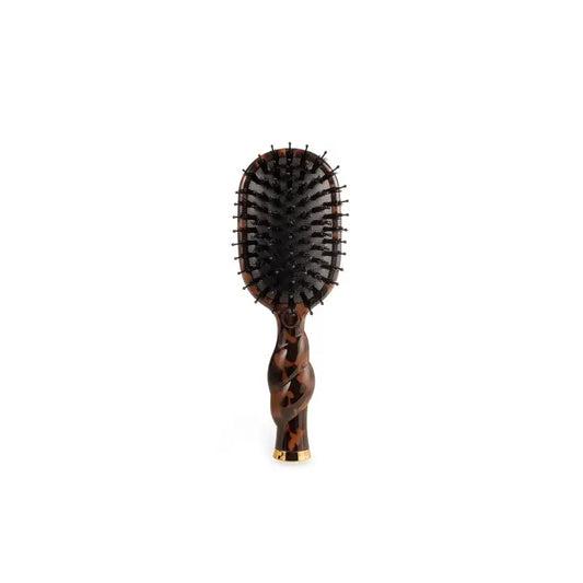 Mini Teletie Boar Brush, Tortoise