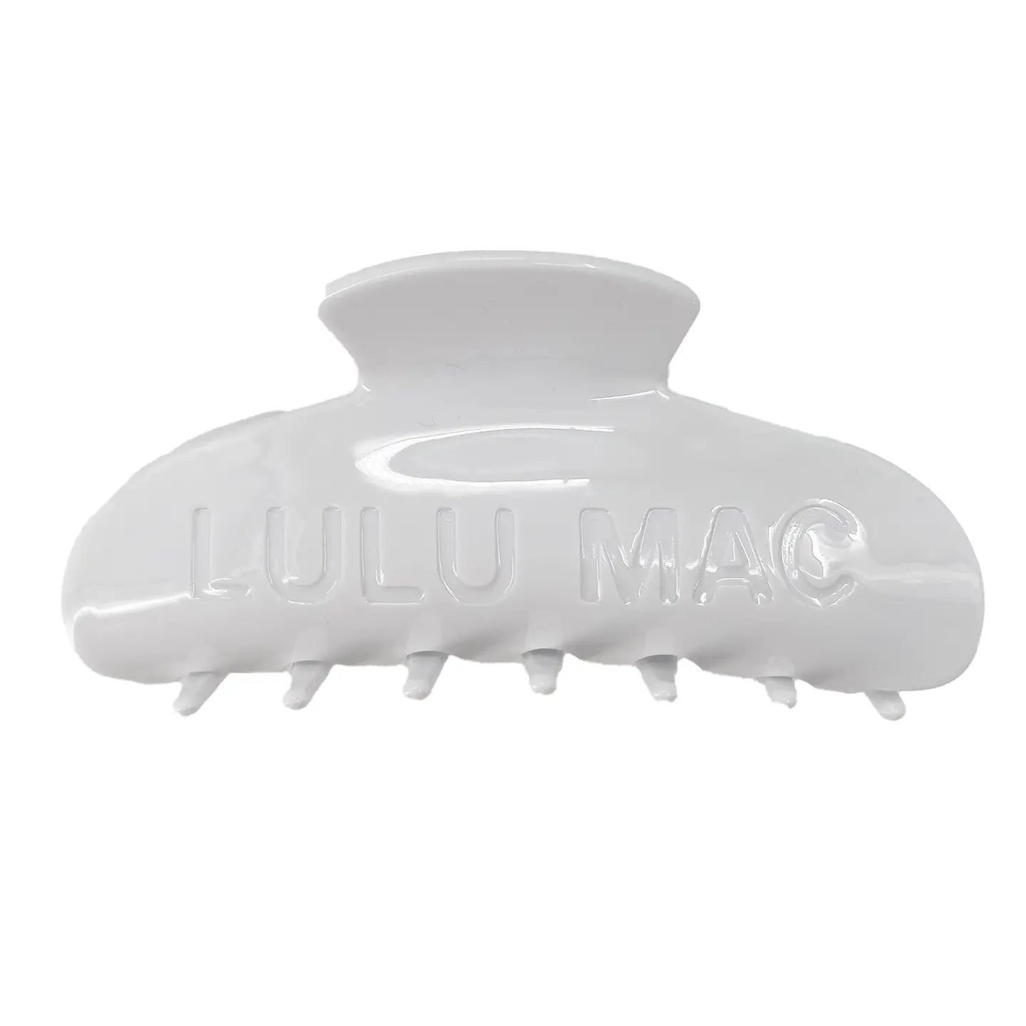 Lulu Mac Hair Clip, White