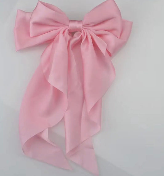 Big Bow Clip, Pink