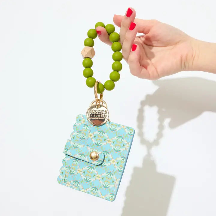 Laura Park English Garden Keychain Wristlet