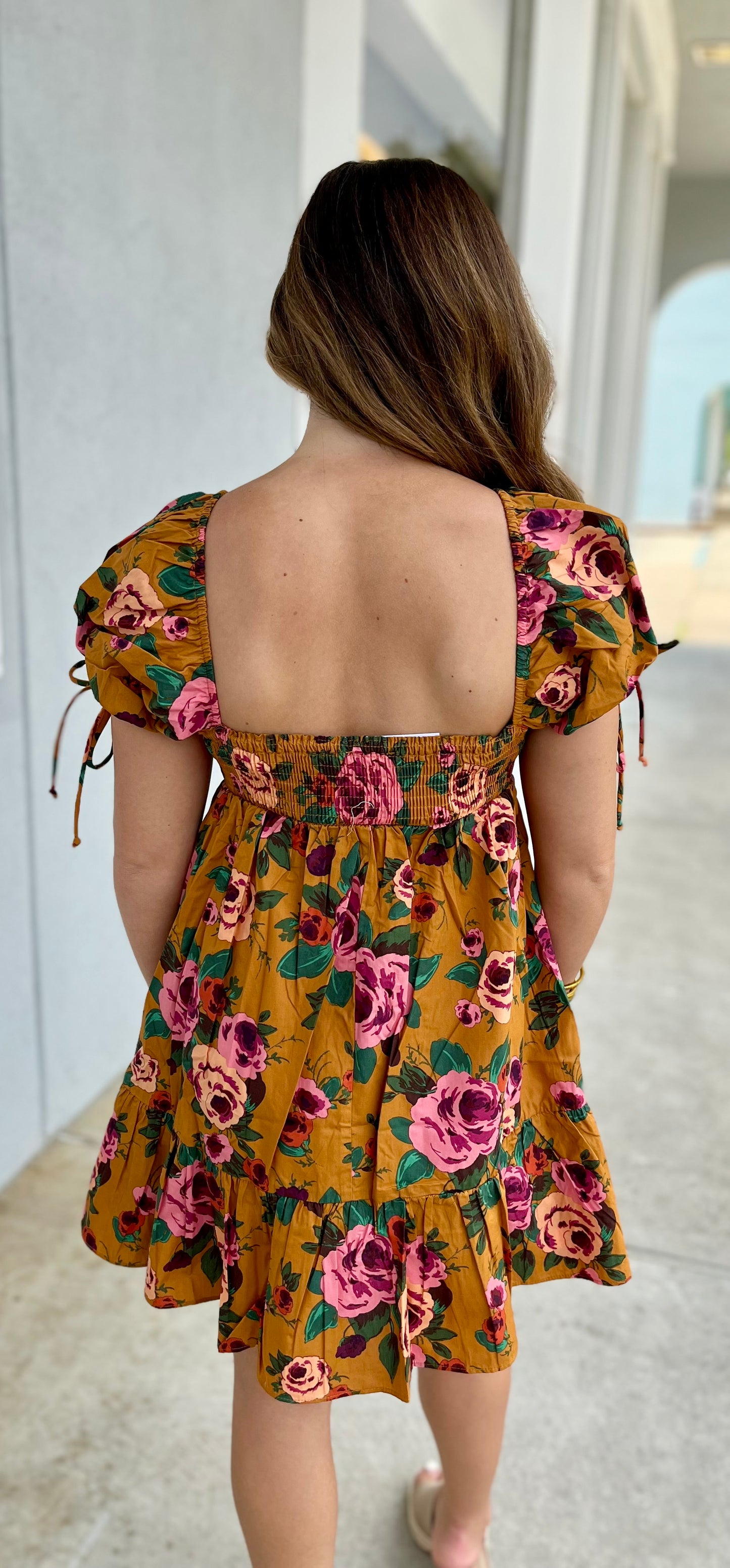 Emma Floral Baby Doll Dress