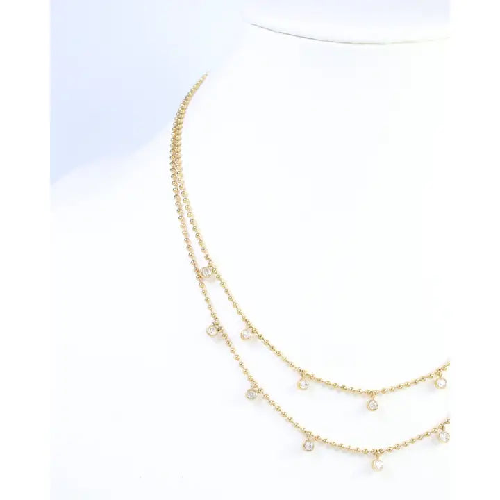 Ryann Layered Ball Necklace