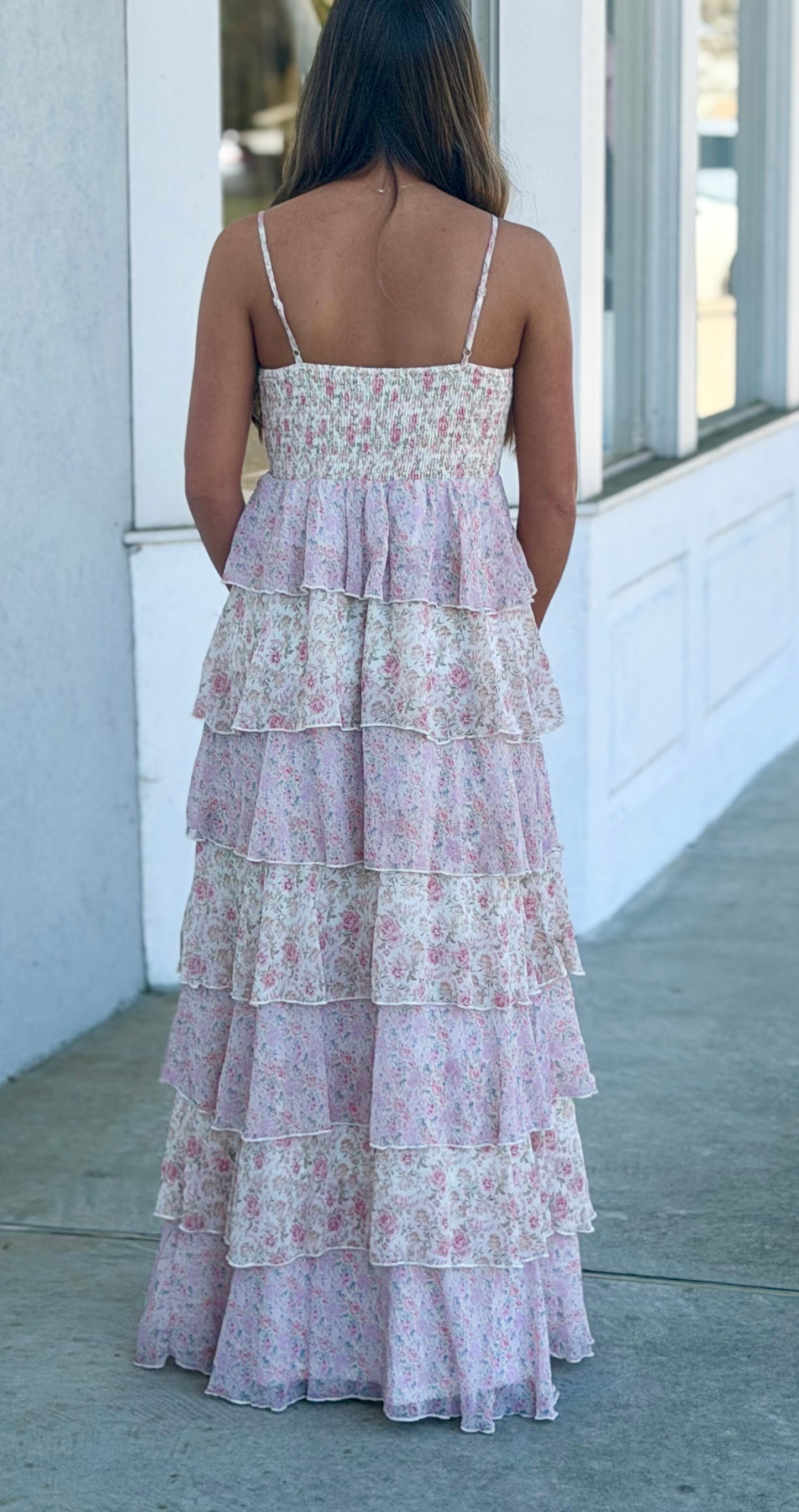 Floral Tiered Maxi Dress