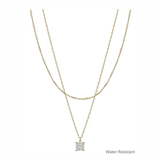Double Layered Snake Chain Necklace