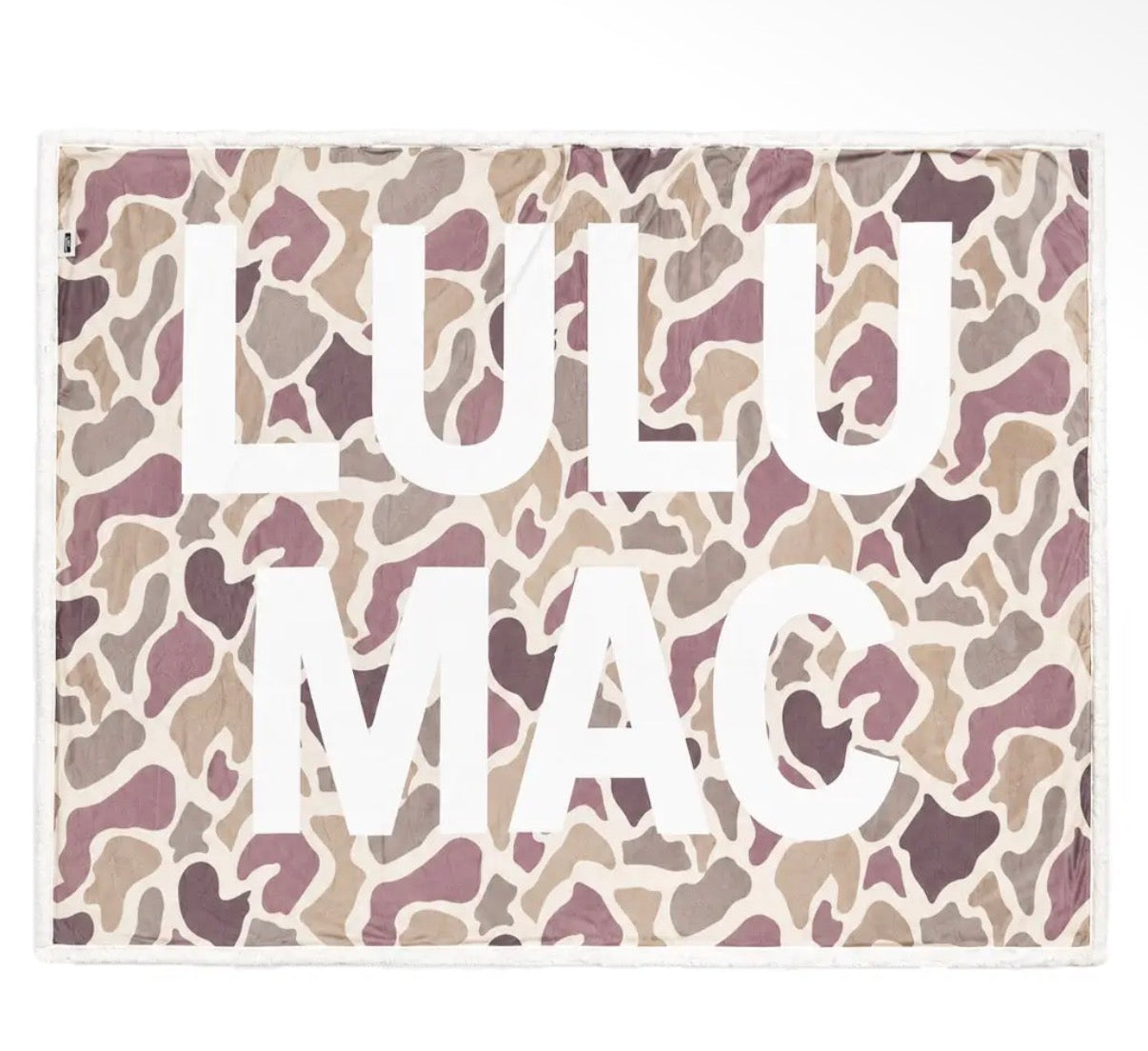 Lulu Mac Light Camo Blanket