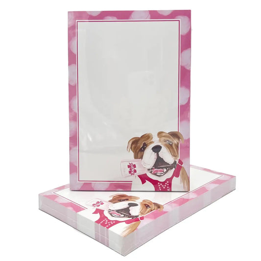 Pink Cowbell Bully Notepad