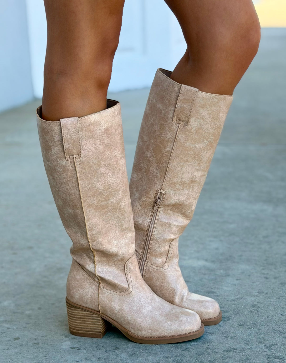 Erick Natural Tall Boot